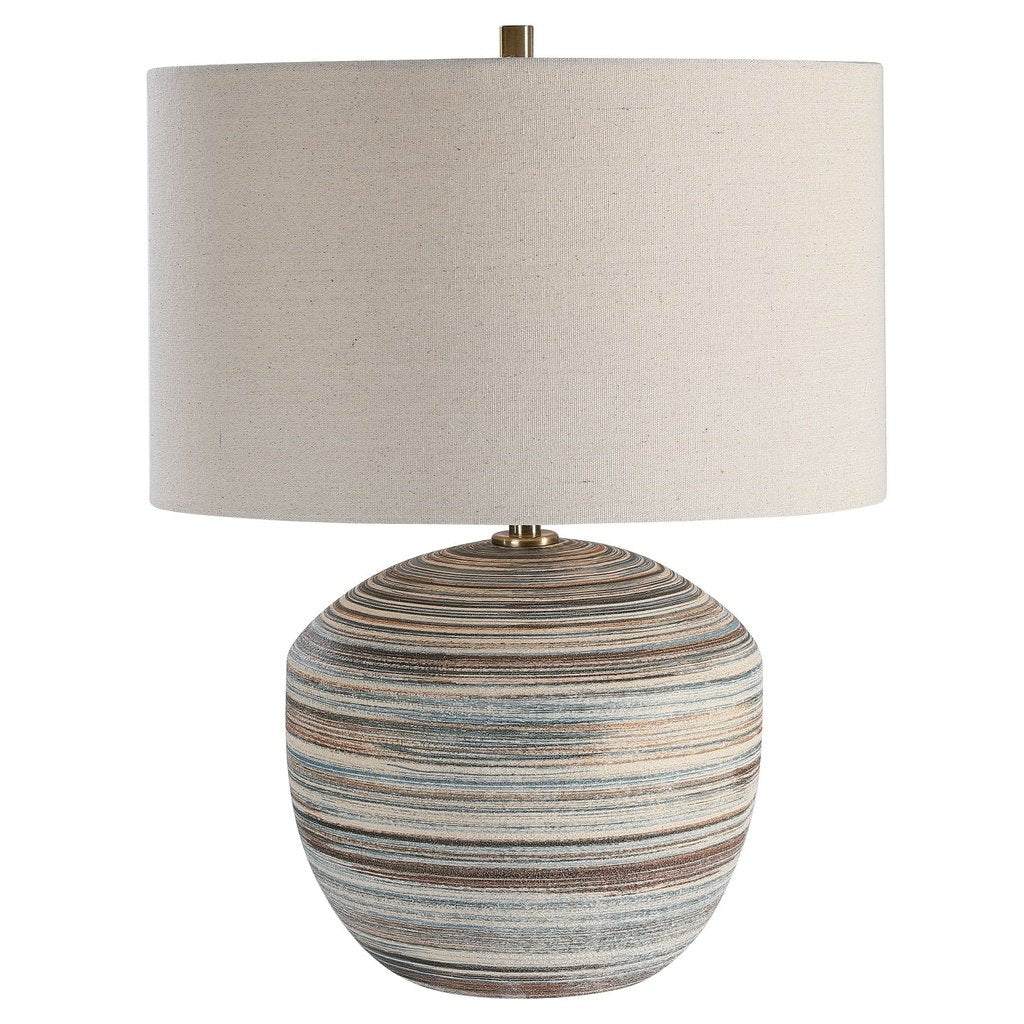 Prospect Striped Accent Lamp Uttermost