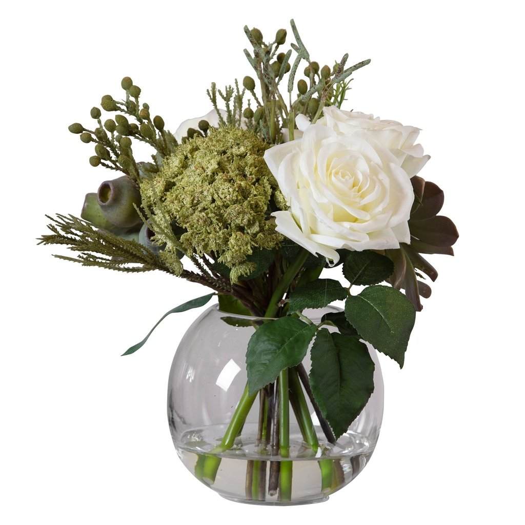 Belmonte Floral Bouquet Vase Uttermost