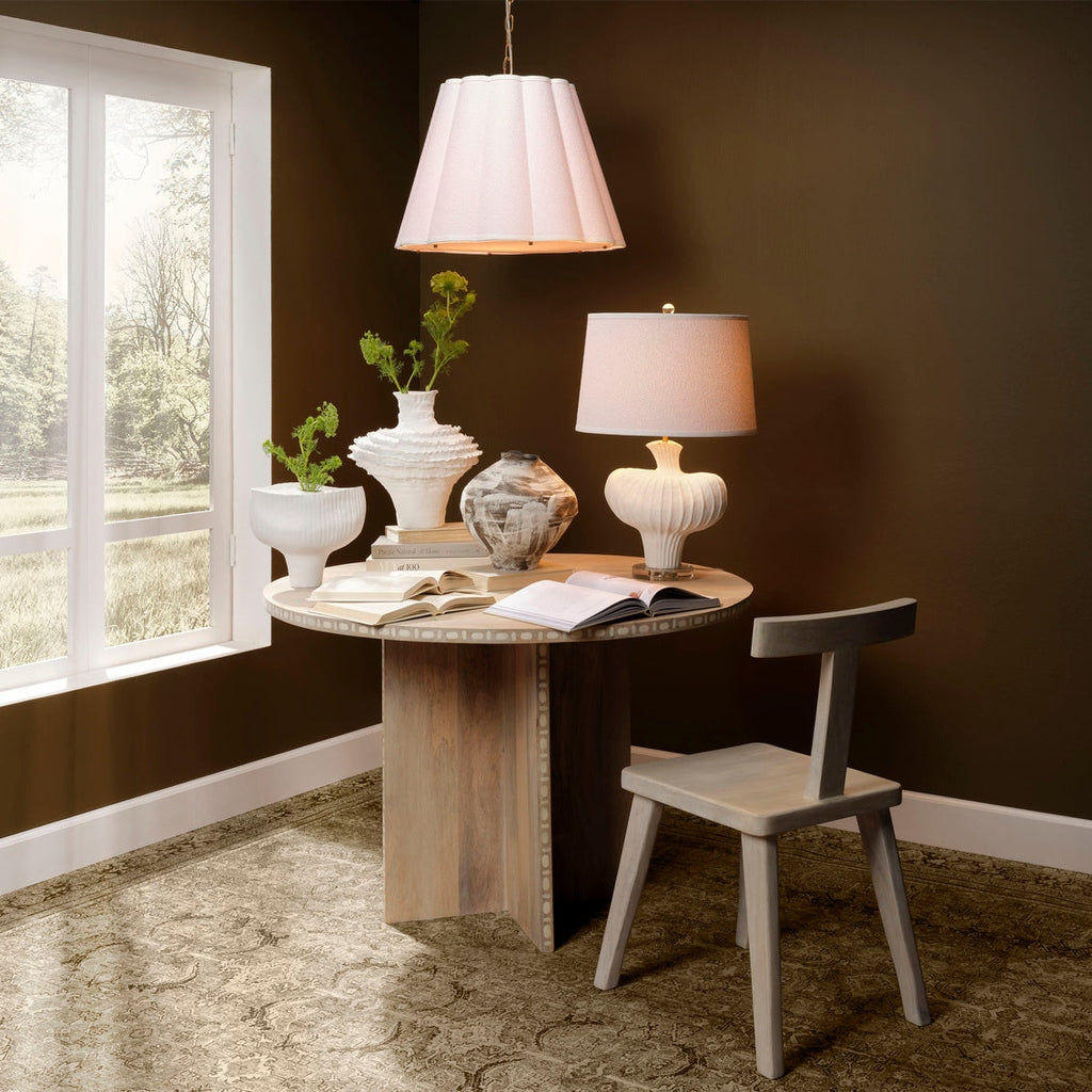 Sama Round Bistro Dining Table Jamie Young Aura of Distinction