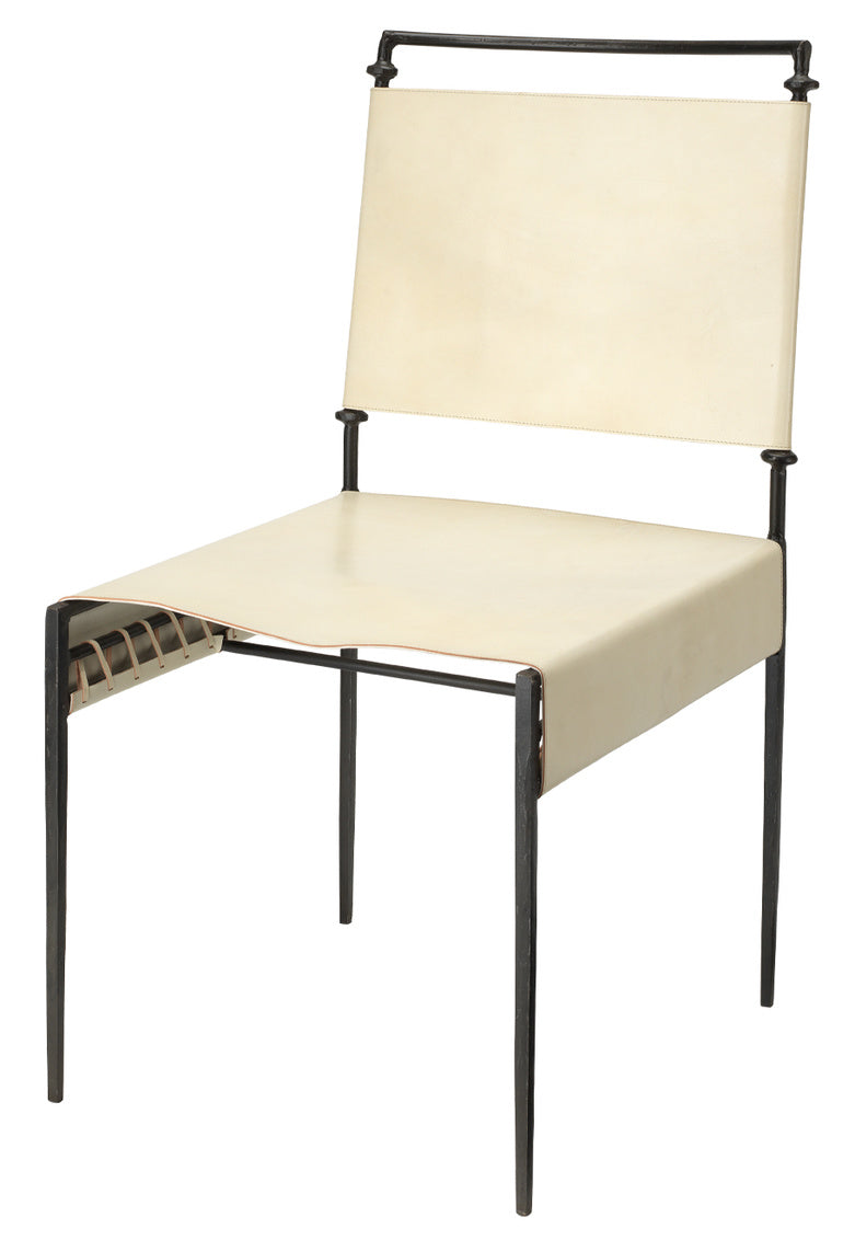 Sweetwater Leather Dining Chair Jamie Young Aura of Distinction