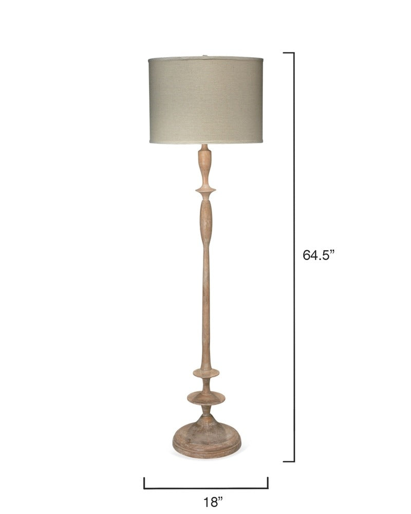 Petite Paro Wood Floor Lamp Jamie Young Aura of Distinction