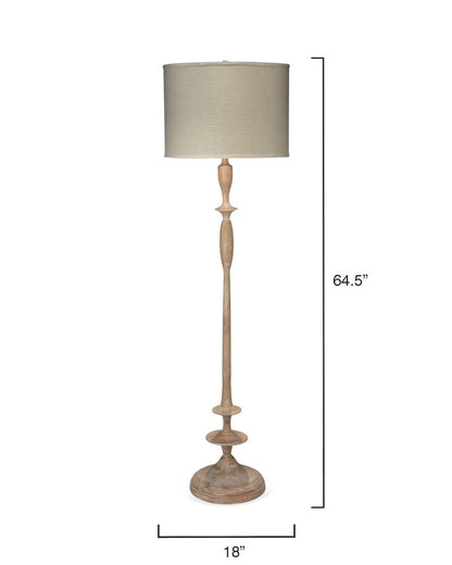 Petite Paro Wood Floor Lamp Jamie Young Aura of Distinction