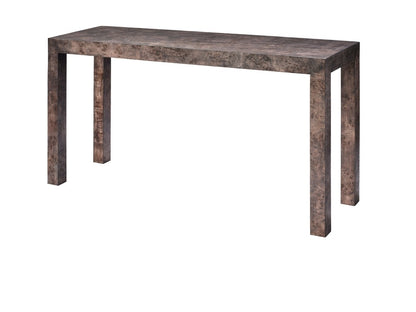 Archer Burl Wood Console, Grey Jamie Young Aura of Distinction