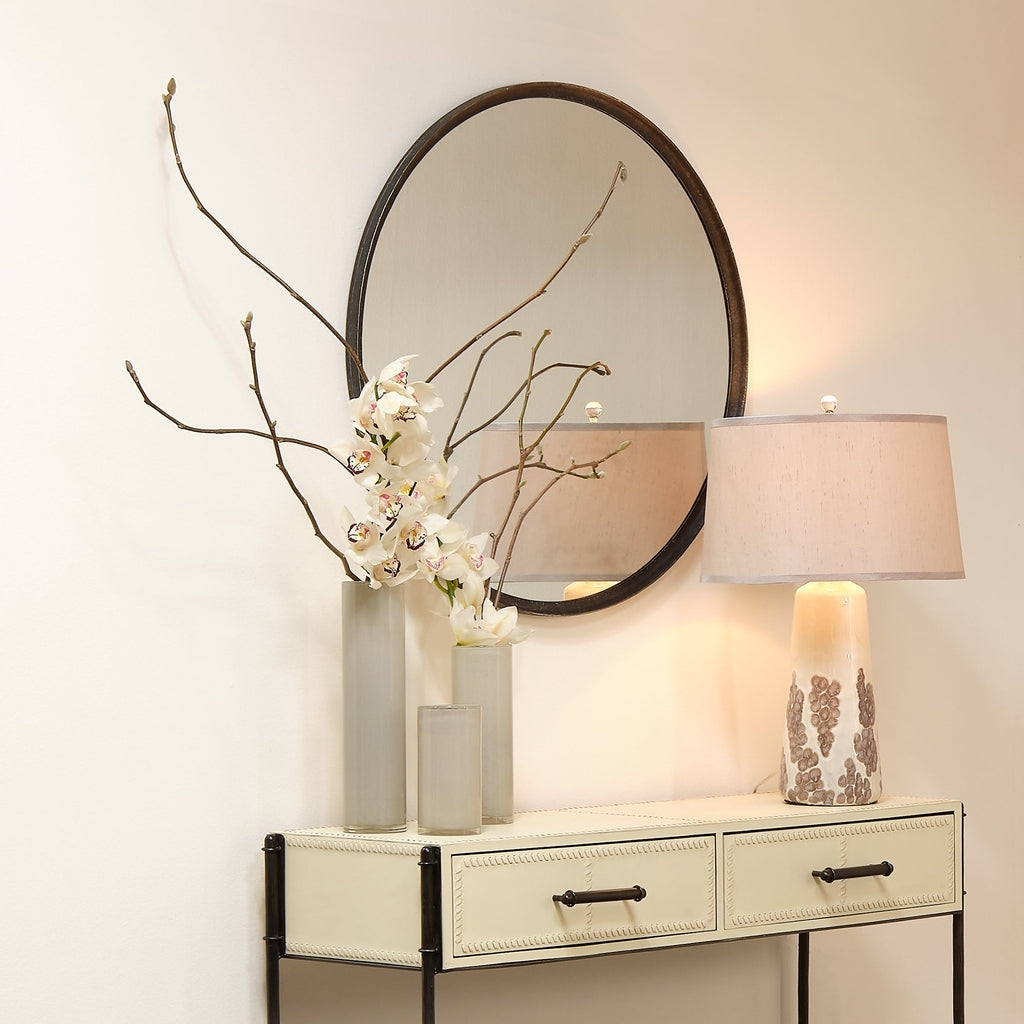 Nevado Leather Console Table Jamie Young Aura of Distinction