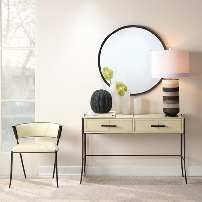 Nevado Leather Console Table Jamie Young Aura of Distinction