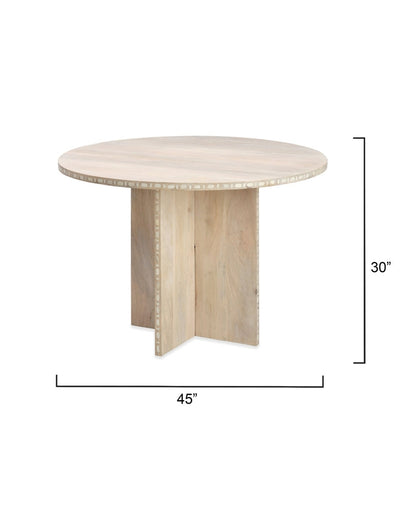 Sama Round Bistro Dining Table Jamie Young Aura of Distinction