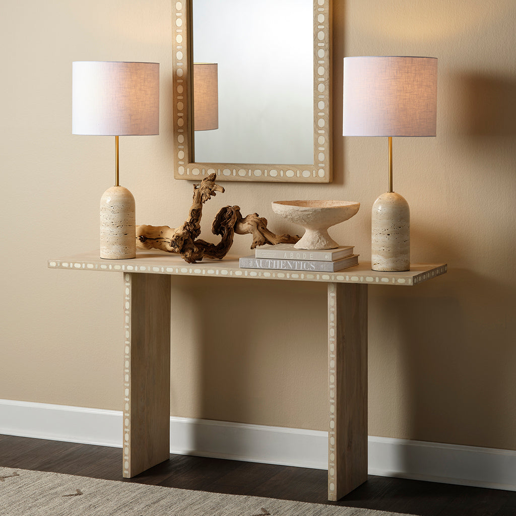 Decorative View. Deceptively simple, this contemporary accent table is distinguished by its clean li