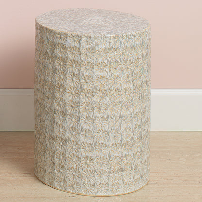 Decorative View. Add a splash of color and texture to your space with the Wildflower Side Table. Han