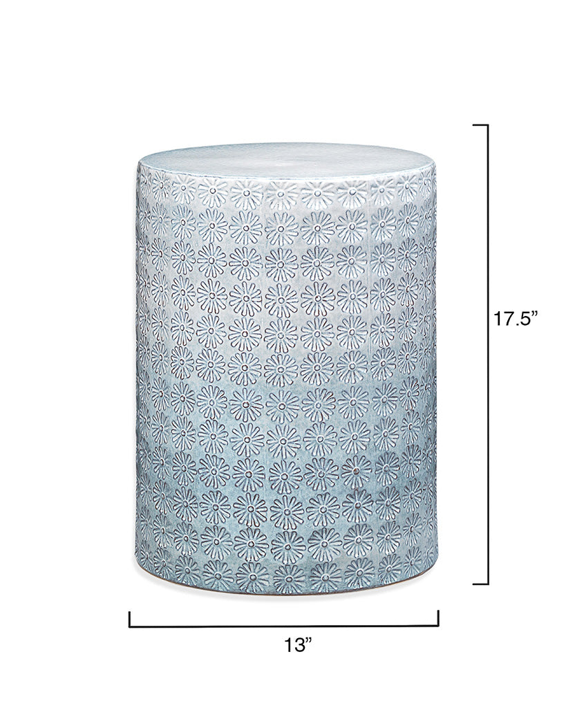 Measurement View. Add a splash of color and texture to your space with the Wildflower Side Table. Ha