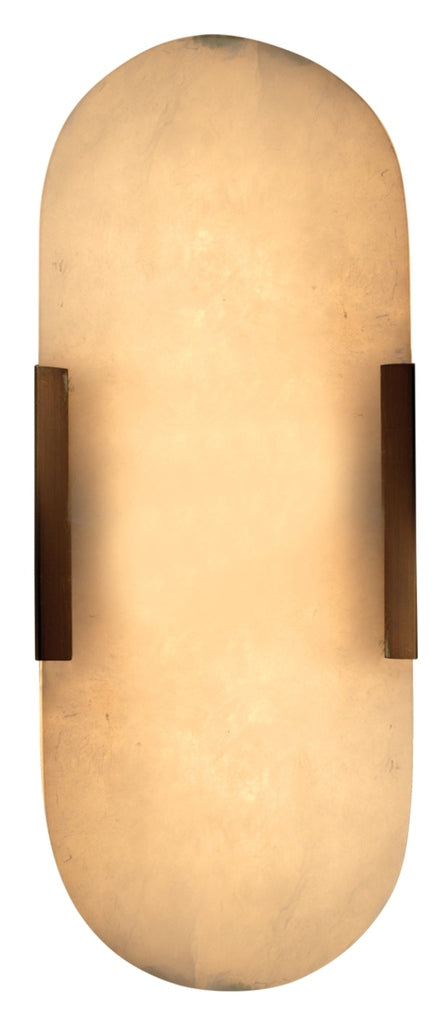 Delphi Wall Sconce, Antique Brass Metal Jamie Young Aura of Distinction