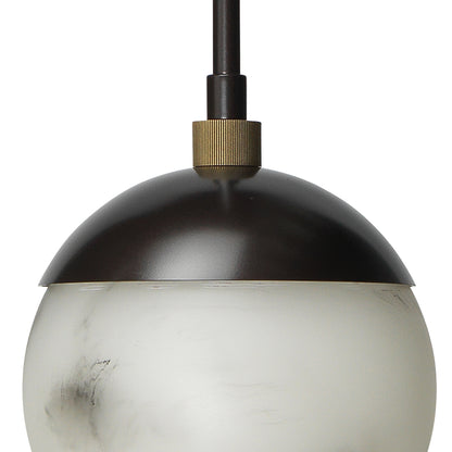 Close-Up View. For a design that makes elegance easy, add this pendant to ground your room in good s