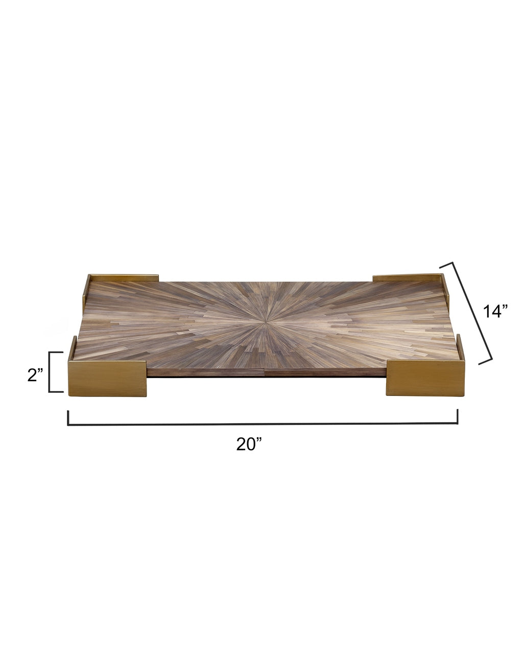 Measurement View. Artisans create the exuberant starbursts on these generously sized trays from thin