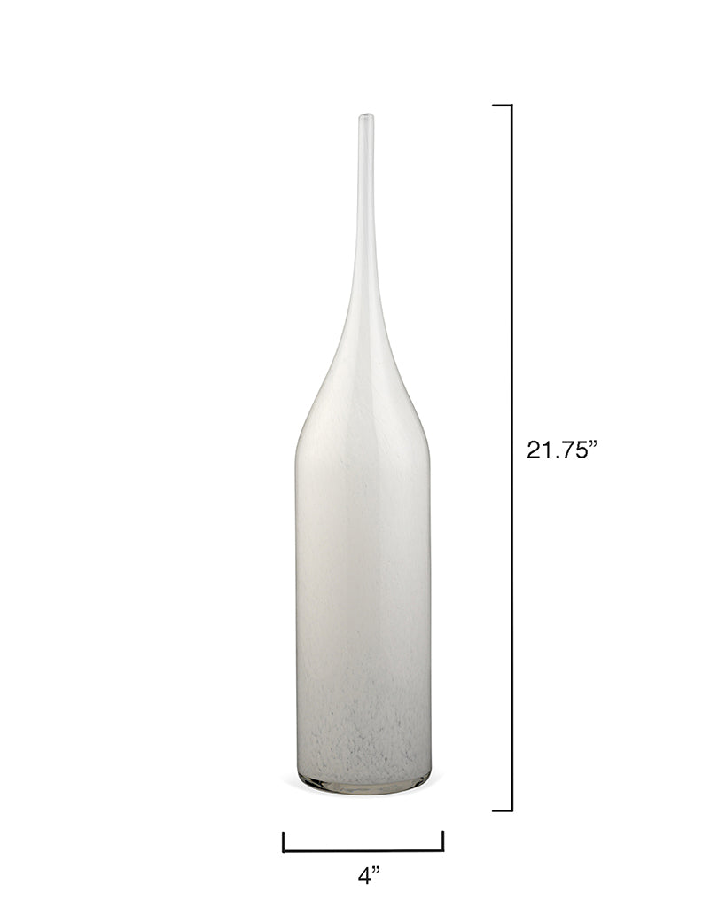 Measurement View. Add a sense of drama to your home with this trio of decorative vases. Made of blow