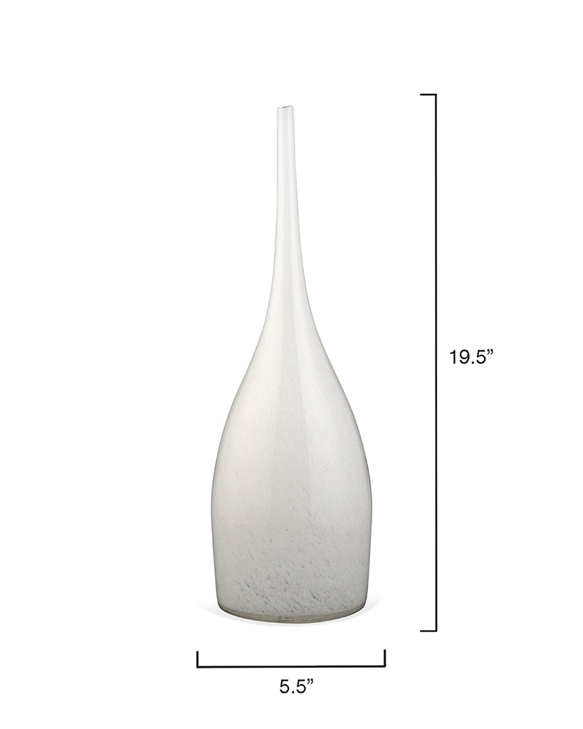 Measurement View. Add a sense of drama to your home with this trio of decorative vases. Made of blow