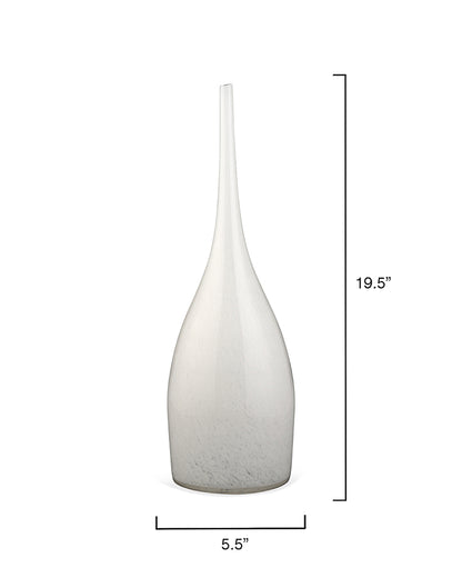 Measurement View. Add a sense of drama to your home with this trio of decorative vases. Made of blow