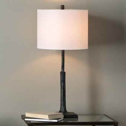 Decorative View. Add a sculptural feel and glow to any room with this table lamp. The simple, yet fl