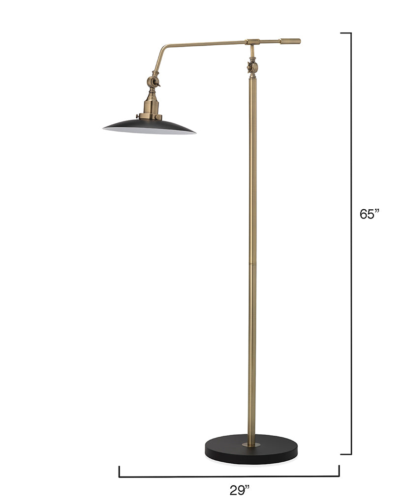 Measurement View. Introduce a mid-century modern mood to your home with this distinctive floor lamp.