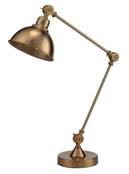 Front View. Shine a light on the task at hand with this adjustable table lamp, a must-have for any o