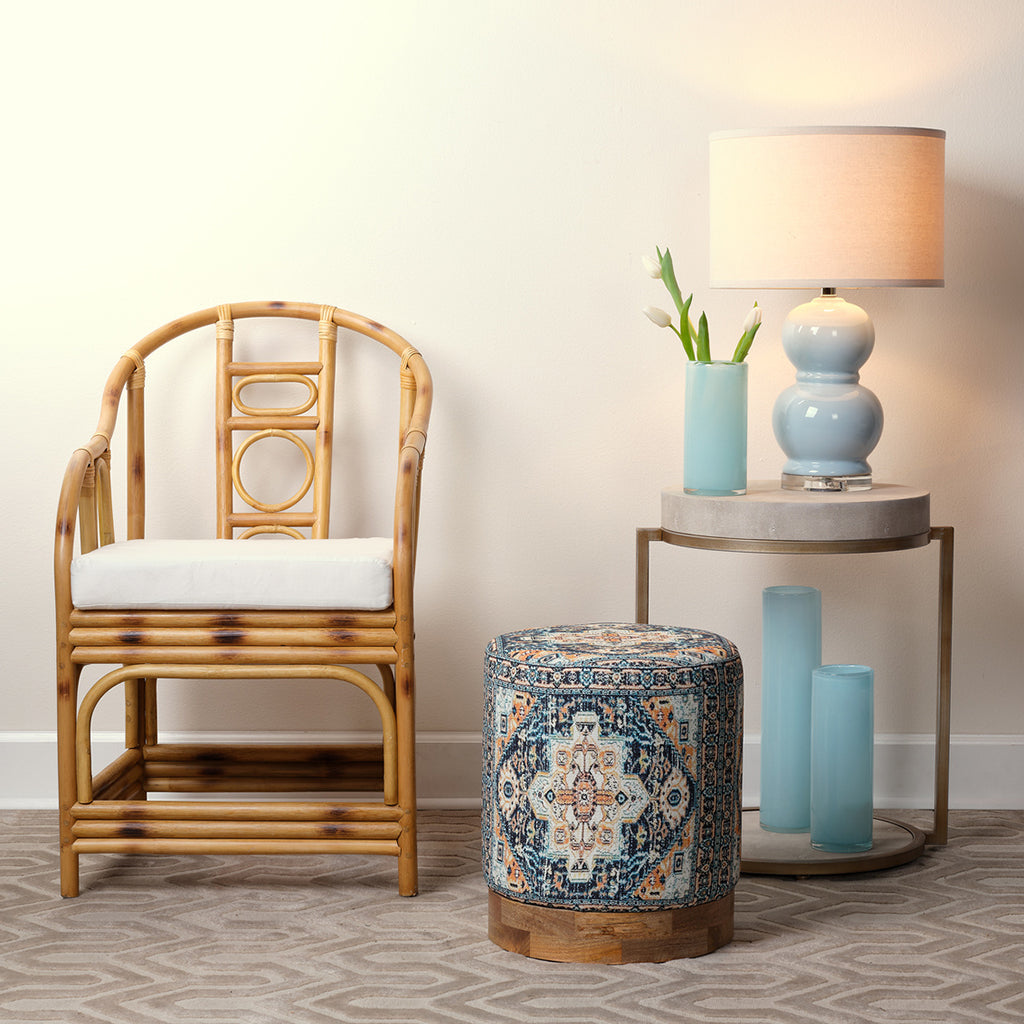 Decorative View. Add a designer-worthy touch to your space with this accent table. The airy metal ba