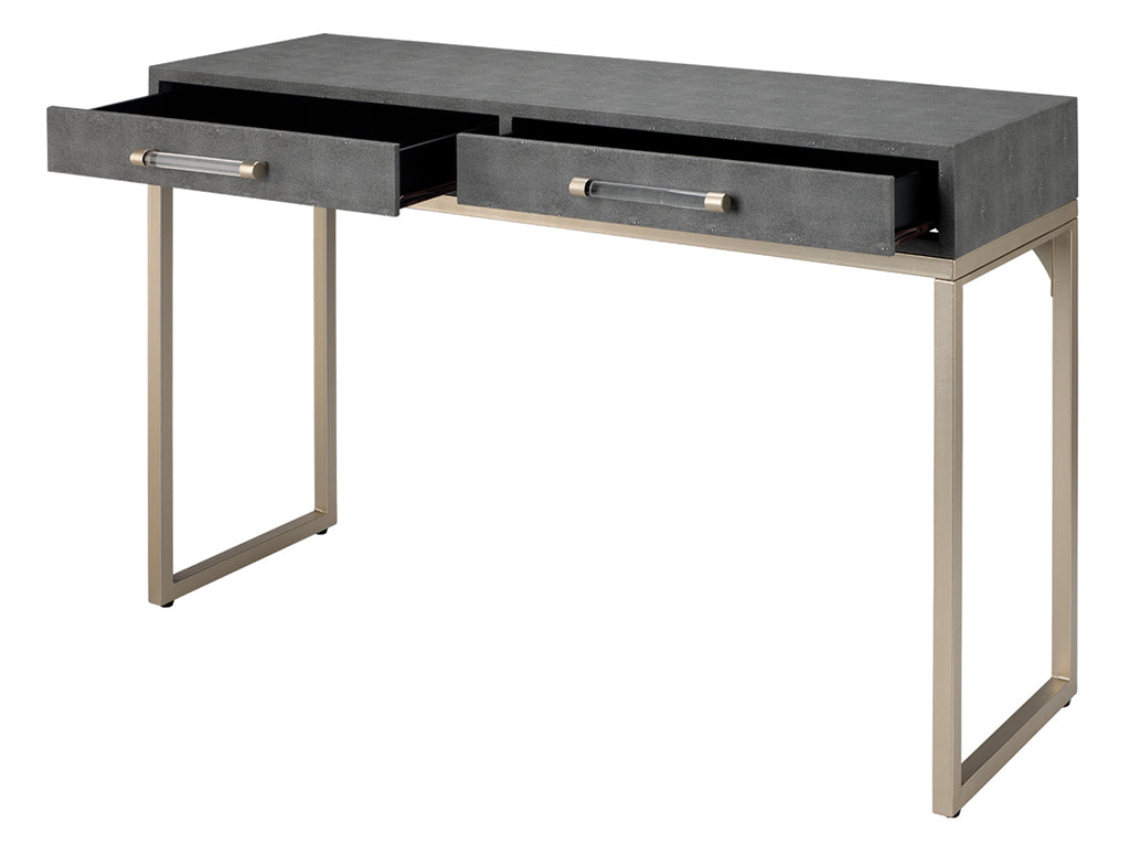 Front View. Add a designer-worthy touch to your space with this console table. Resting on an airy ch