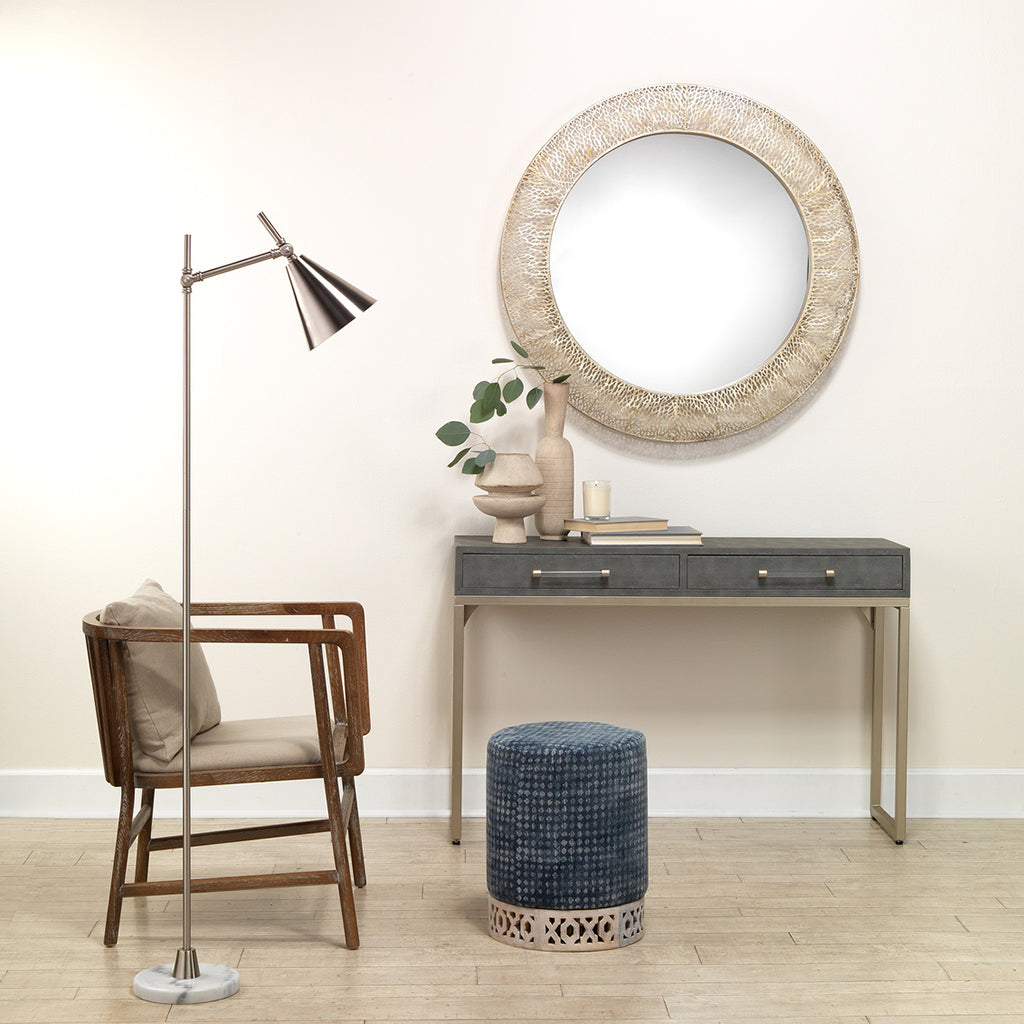 Decorative View. Add a designer-worthy touch to your space with this console table. Resting on an ai