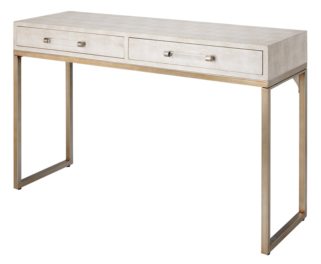 Front View. Add a designer-worthy touch to your space with this console table. Resting on an airy ch