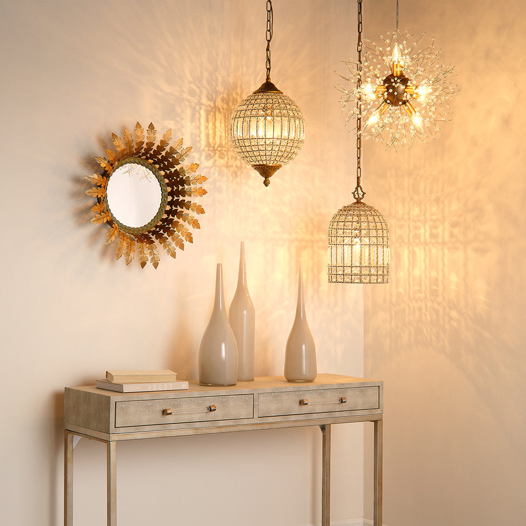 Decorative View. Add a designer-worthy touch to your space with this console table. Resting on an ai