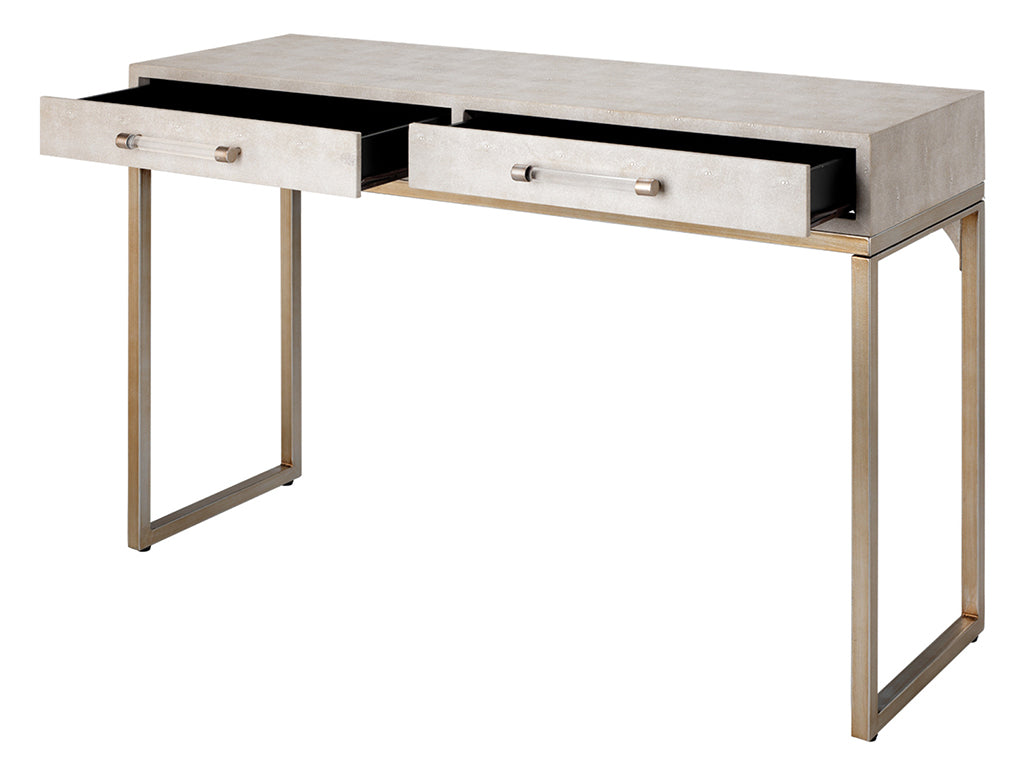 Front View. Add a designer-worthy touch to your space with this console table. Resting on an airy ch