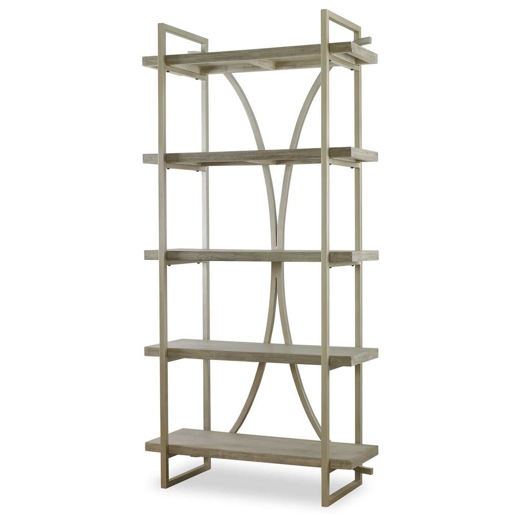 Angle View. The Sway Etagere is a classic contemporary piece to transcend styles. It  features a met