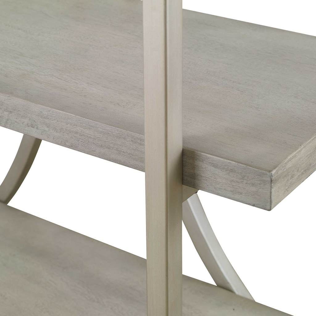 Close-Up View. The Sway Etagere is a classic contemporary piece to transcend styles. It  features a 