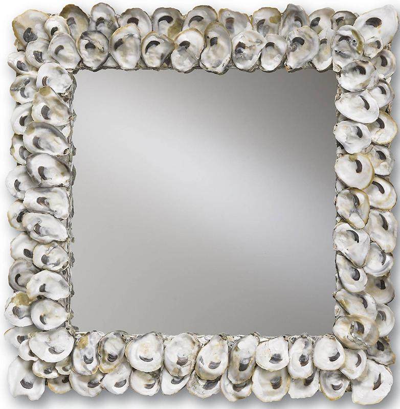 Oyster Shell Mirror Currey Co