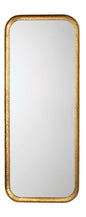 Capital Rectangle Mirror in Gold Leaf Metal Jamie Young Aura of Distinction