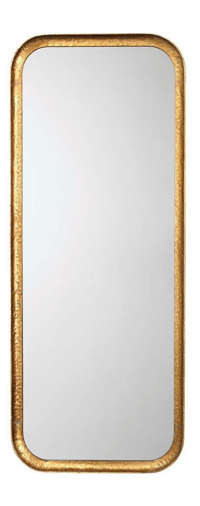Capital Rectangle Mirror Gold Leaf Metal Jamie Young