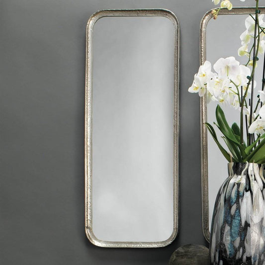 Capital Rectangle Mirror Silver Leaf Metal Jamie Young