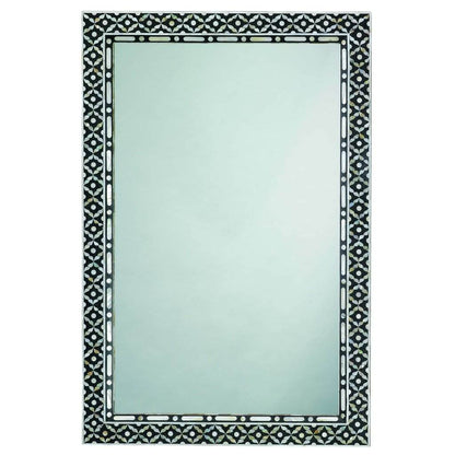 Evelyn Rectangle Mirror in Mother of Pearl Jamie Young Aura of Distinction