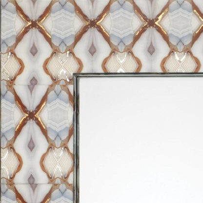 Kaleidoscope Rectangle Mirror on MDF Jamie Young Aura of Distinction