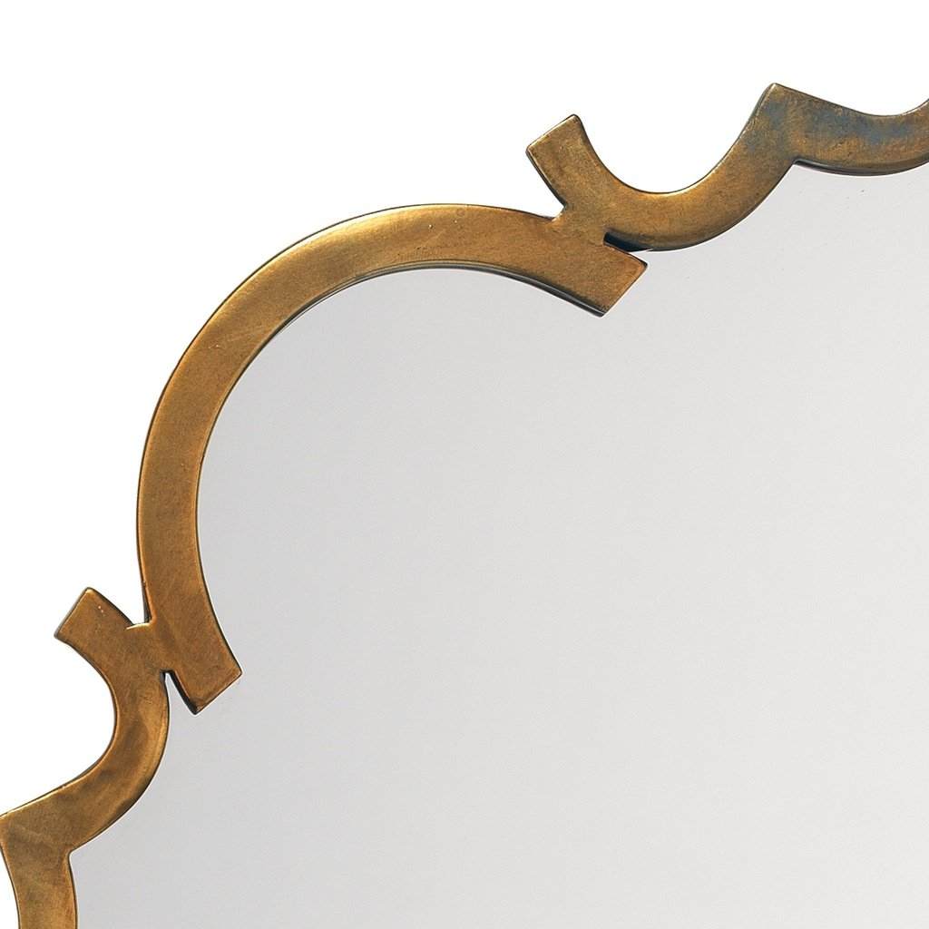 Saint Albans Mirror in Antique Gold Jamie Young Aura of Distinction