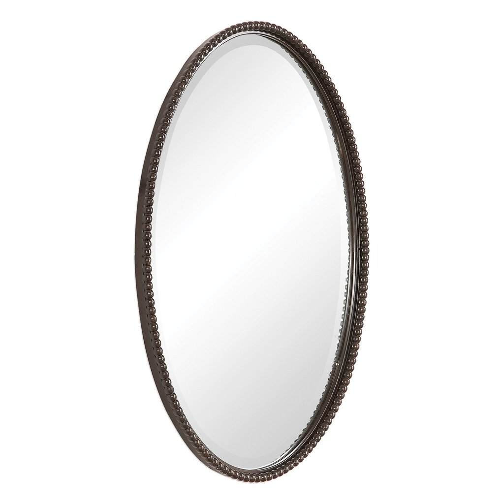 Sherise Bronze Oval Mirror Uttermost