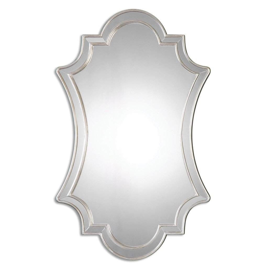 Elara Antiqued Silver Wall Mirror Uttermost