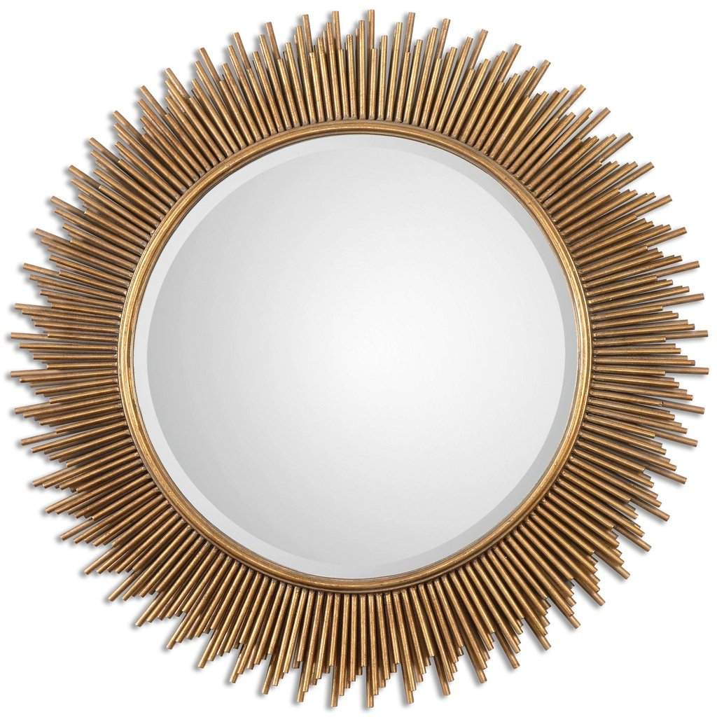 Marlo Round Gold Mirror Uttermost