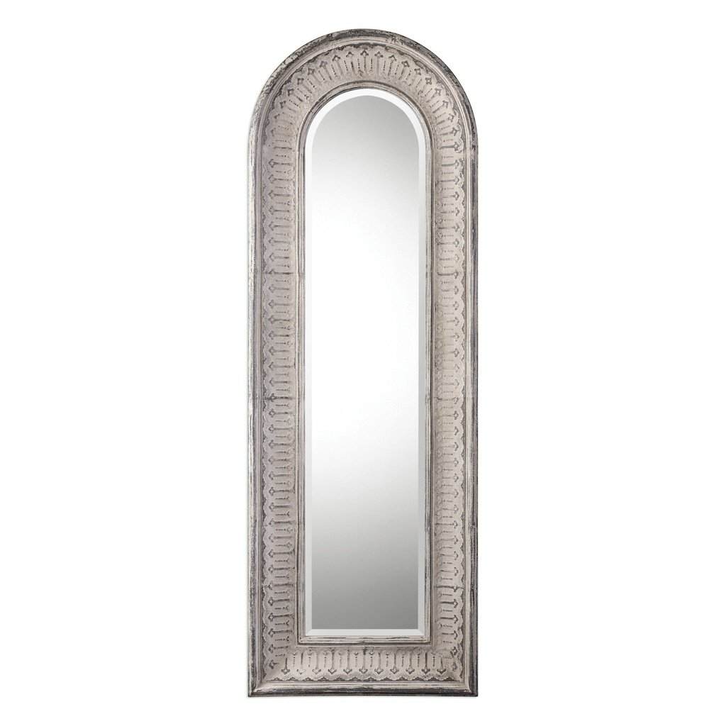 Argenton Aged Gray Arch Mirror Uttermost
