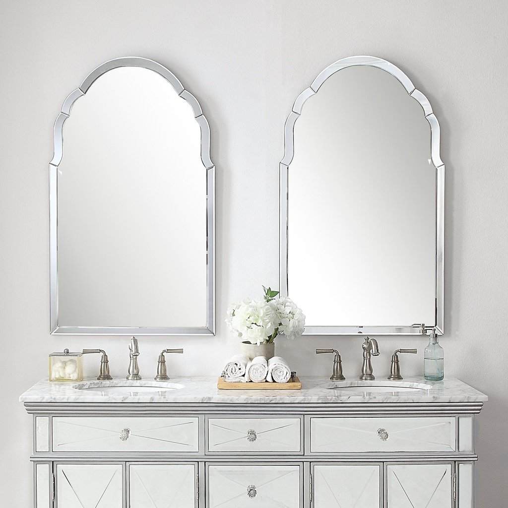 Brayden Frameless Arched Mirror Uttermost