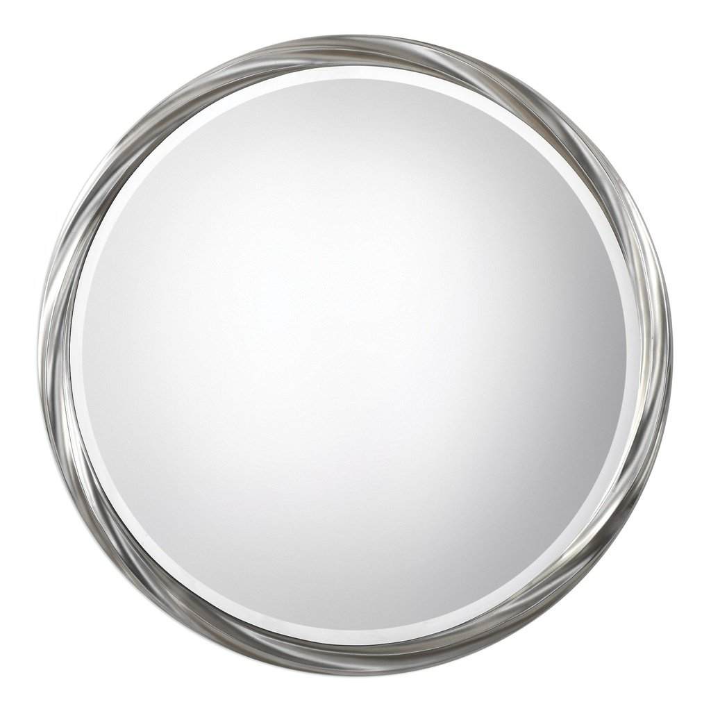 Orion Silver Round Mirror Uttermost
