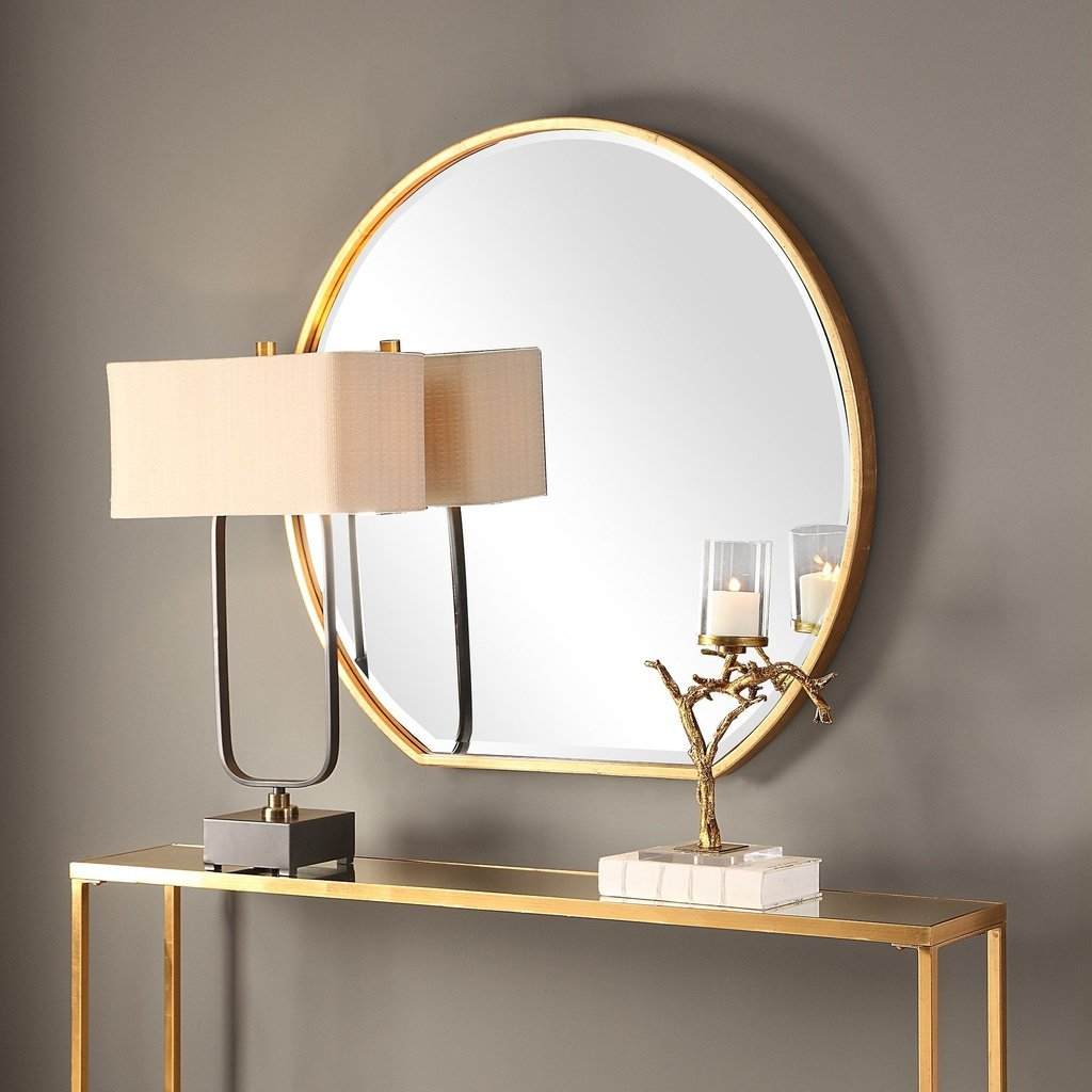 Cabell Gold Mirror Uttermost