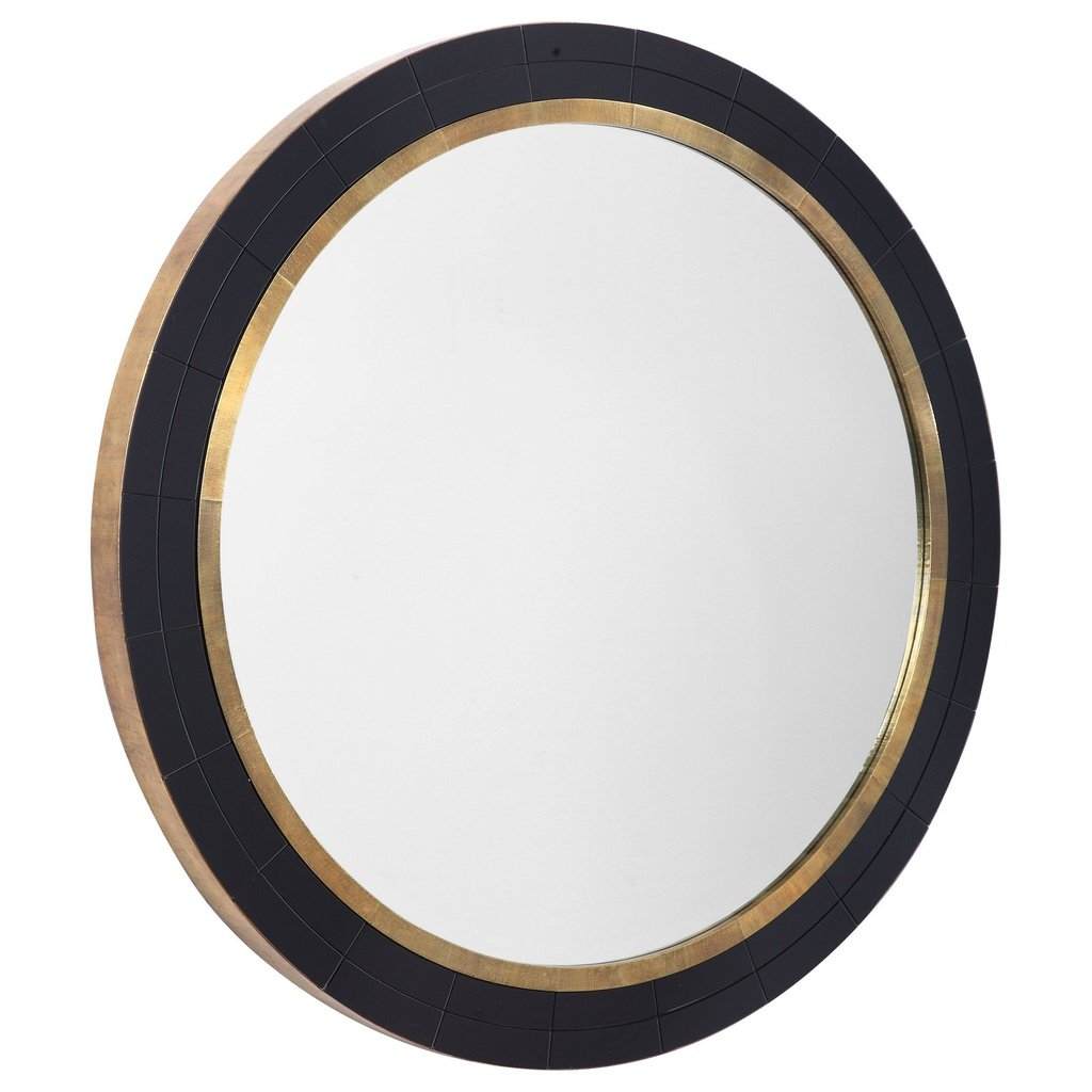 Nayla Tiled Round Mirror Uttermost