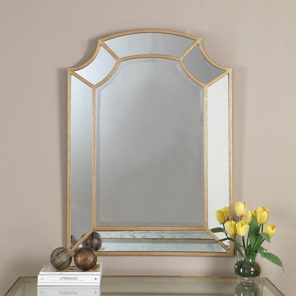 Francoli Gold Arch Mirror Uttermost