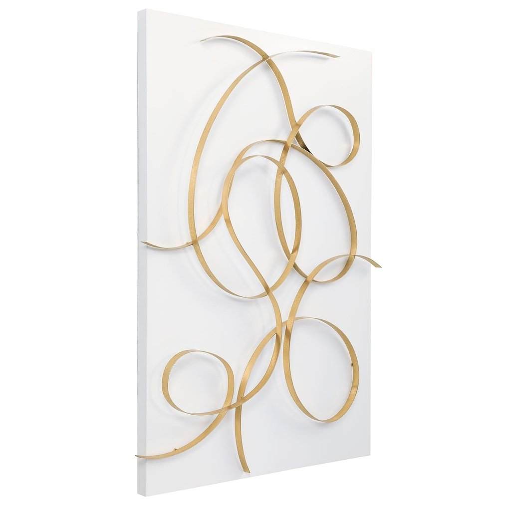 Freehand Modern Metal Wall Panel Uttermost