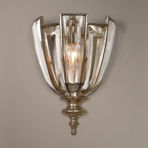 Vicentina Light Crystal Wall Sconce Uttermost