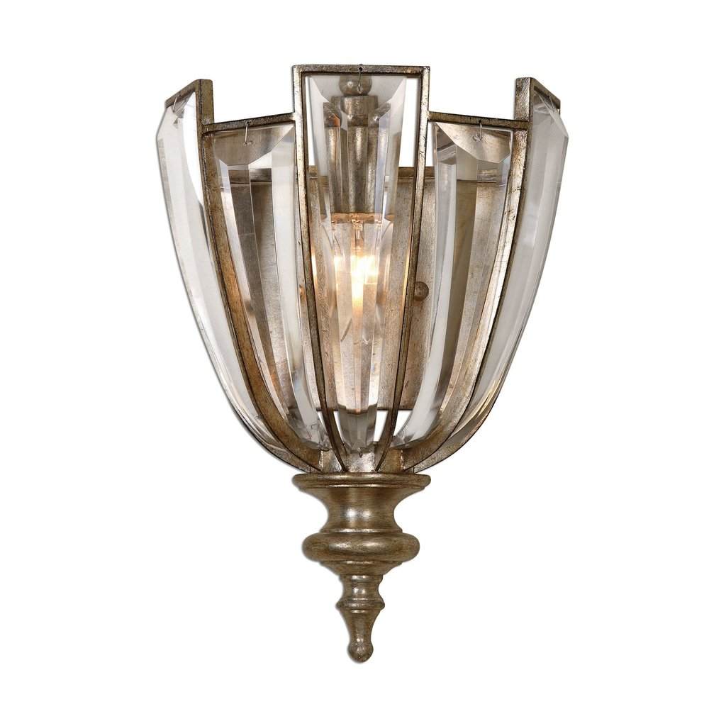 Vicentina Light Crystal Wall Sconce Uttermost