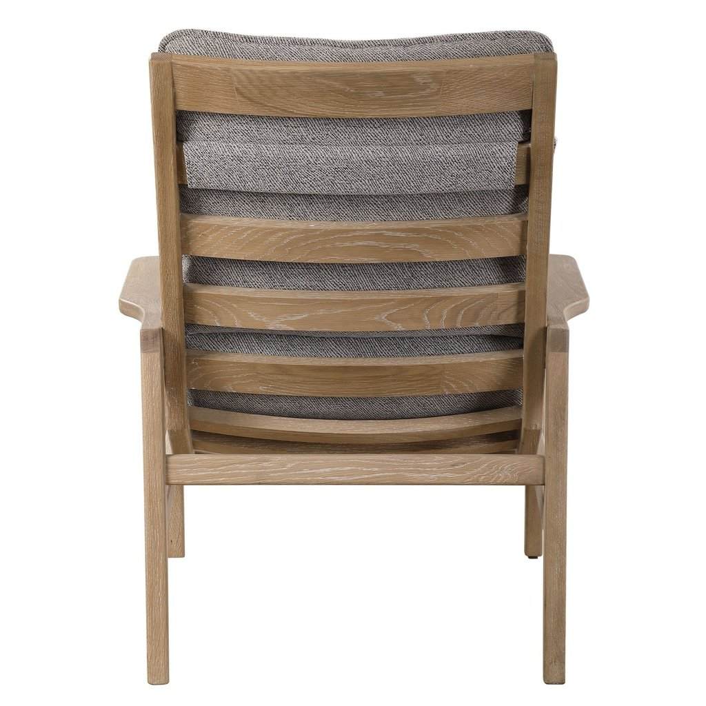 Isola Oak Accent Chair Uttermost